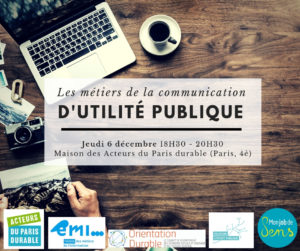 Métiers de la communication d'utilité publique