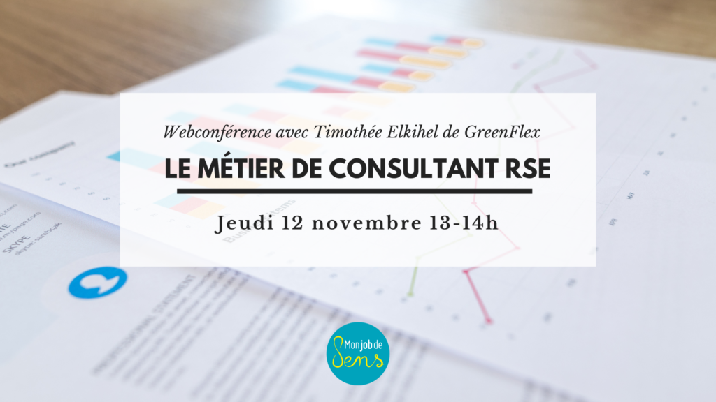 Webconférence : le métier de consultant RSE