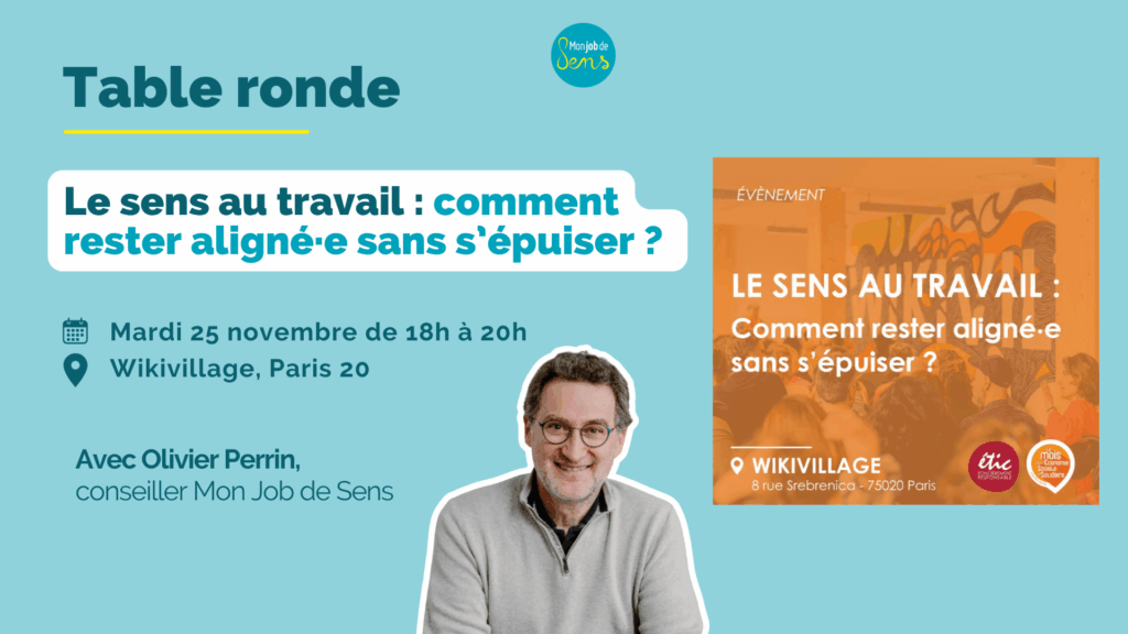 Table ronde sens au travail